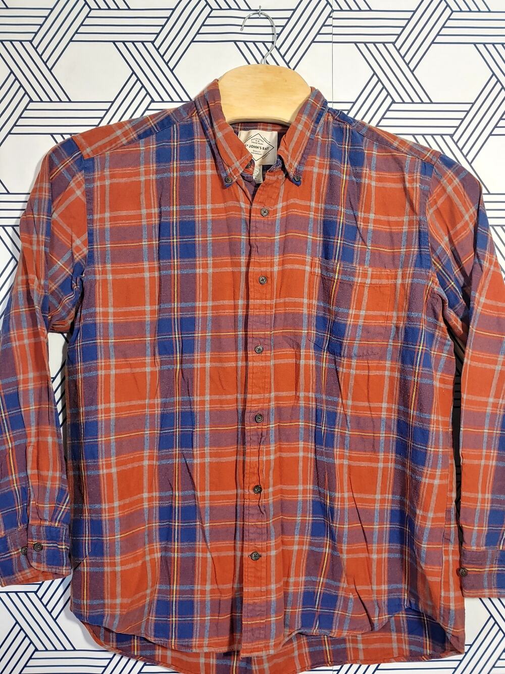 St. Johns Bay Mens Classic Fit Flannel Size XL